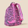 imageAmazon Essentials Unisex Kids Nylon BackpackBright Pink Zebra Stripes