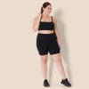 imageAmazon Essentials Womens Active FormFlex Buttery Soft Light Support Bandeau Sports Bra with Adjustable StrapsBlack