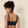 imageAmazon Essentials Womens Active FormFlex Buttery Soft Light Support Bandeau Sports Bra with Adjustable StrapsBlack