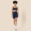 imageAmazon Essentials Womens Active FormFlex Buttery Soft Light Support Bandeau Sports Bra with Adjustable StrapsNavy