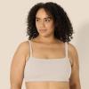 imageAmazon Essentials Womens Active FormFlex Buttery Soft Light Support Bandeau Sports Bra with Adjustable StrapsTaupe