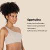 imageAmazon Essentials Womens Active FormFlex Buttery Soft Light Support One Shoulder Strappy Back Sports BraTaupe