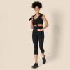 imageAmazon Essentials Womens Active FormFlex Buttery Soft Light Support Square Neck Racerback Sports BraBlack