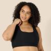 imageAmazon Essentials Womens Active FormFlex Buttery Soft Light Support Square Neck Racerback Sports BraBlack