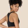 imageAmazon Essentials Womens Active FormFlex Buttery Soft Light Support Square Neck Racerback Sports BraBlack