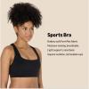 imageAmazon Essentials Womens Active FormFlex Buttery Soft Light Support Square Neck Racerback Sports BraBlack