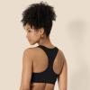 imageAmazon Essentials Womens Active FormFlex Buttery Soft Light Support Square Neck Racerback Sports BraBlack