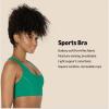 imageAmazon Essentials Womens Active FormFlex Buttery Soft Light Support Square Neck Racerback Sports BraEmerald Green