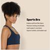 imageAmazon Essentials Womens Active FormFlex Buttery Soft Light Support Square Neck Racerback Sports BraNavy