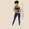 imageAmazon Essentials Womens Active FormFlex Buttery Soft Light Support Square Neck Racerback Sports BraNavy