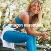 imageAmazon Essentials Womens Active FormFlex Buttery Soft Light Support Square Neck Racerback Sports BraOcean Blue