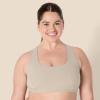 imageAmazon Essentials Womens Active FormFlex Buttery Soft Light Support Square Neck Racerback Sports BraTaupe