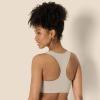 imageAmazon Essentials Womens Active FormFlex Buttery Soft Light Support Square Neck Racerback Sports BraTaupe