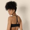 imageAmazon Essentials Womens Active FormFlex Buttery Soft Light Support YBack Thin Strap Yoga Sports BraBlack