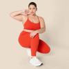imageAmazon Essentials Womens Active FormFlex Buttery Soft Light Support YBack Thin Strap Yoga Sports BraBright Red