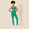 imageAmazon Essentials Womens Active FormFlex Buttery Soft Light Support YBack Thin Strap Yoga Sports BraEmerald Green
