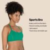 imageAmazon Essentials Womens Active FormFlex Buttery Soft Light Support YBack Thin Strap Yoga Sports BraEmerald Green