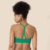 imageAmazon Essentials Womens Active FormFlex Buttery Soft Light Support YBack Thin Strap Yoga Sports BraEmerald Green