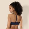imageAmazon Essentials Womens Active FormFlex Buttery Soft Light Support YBack Thin Strap Yoga Sports BraNavy