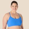 imageAmazon Essentials Womens Active FormFlex Buttery Soft Light Support YBack Thin Strap Yoga Sports BraOcean Blue