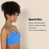 imageAmazon Essentials Womens Active FormFlex Buttery Soft Light Support YBack Thin Strap Yoga Sports BraOcean Blue