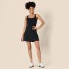imageAmazon Essentials Womens Active FormFlex Buttery Soft Tank Tennis Dress with Builtin Bodysuit Bra ampamp ShortsBlack