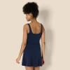 imageAmazon Essentials Womens Active FormFlex Buttery Soft Tank Tennis Dress with Builtin Bodysuit Bra ampamp ShortsNavy