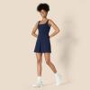 imageAmazon Essentials Womens Active FormFlex Buttery Soft Tank Tennis Dress with Builtin Bodysuit Bra ampamp ShortsNavy