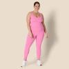 imageAmazon Essentials Womens Active Formflex Buttery Soft One Piece Full Length Leggings Jumpsuit with BuiltIn BraPink