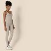 imageAmazon Essentials Womens Active Formflex Buttery Soft One Piece Full Length Leggings Jumpsuit with BuiltIn BraTaupe