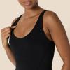 imageAmazon Essentials Womens Active Formflex Buttery Soft One Piece Shorts Romper Jumpsuit with BuiltIn BraBlack
