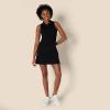 imageAmazon Essentials Womens Active Formflex Buttery Soft Polo Tennis Dress with Builtin Bra ampamp ShortsBlack