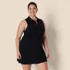 imageAmazon Essentials Womens Active Formflex Buttery Soft Polo Tennis Dress with Builtin Bra ampamp ShortsBlack