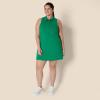 imageAmazon Essentials Womens Active Formflex Buttery Soft Polo Tennis Dress with Builtin Bra ampamp ShortsEmerald Green