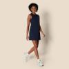 imageAmazon Essentials Womens Active Formflex Buttery Soft Polo Tennis Dress with Builtin Bra ampamp ShortsNavy