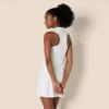 imageAmazon Essentials Womens Active Formflex Buttery Soft Polo Tennis Dress with Builtin Bra ampamp ShortsWhite