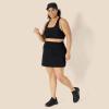 imageAmazon Essentials Womens Active Formflex Buttery Soft Tennis Skirt with Builtin Shorts with PocketsBlack