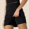 imageAmazon Essentials Womens Active Formflex Buttery Soft Tennis Skirt with Builtin Shorts with PocketsBlack