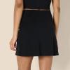 imageAmazon Essentials Womens Active Formflex Buttery Soft Tennis Skirt with Builtin Shorts with PocketsBlack