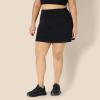 imageAmazon Essentials Womens Active Formflex Buttery Soft Tennis Skirt with Builtin Shorts with PocketsBlack
