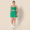 imageAmazon Essentials Womens Active Formflex Buttery Soft Tennis Skirt with Builtin Shorts with PocketsEmerald Green