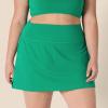 imageAmazon Essentials Womens Active Formflex Buttery Soft Tennis Skirt with Builtin Shorts with PocketsEmerald Green