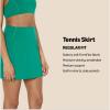 imageAmazon Essentials Womens Active Formflex Buttery Soft Tennis Skirt with Builtin Shorts with PocketsEmerald Green