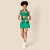 imageAmazon Essentials Womens Active Formflex Buttery Soft Tennis Skirt with Builtin Shorts with PocketsEmerald Green