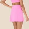 imageAmazon Essentials Womens Active Formflex Buttery Soft Tennis Skirt with Builtin Shorts with PocketsFlamingo Pink