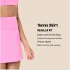 imageAmazon Essentials Womens Active Formflex Buttery Soft Tennis Skirt with Builtin Shorts with PocketsFlamingo Pink
