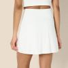 imageAmazon Essentials Womens Active Formflex Buttery Soft Tennis Skirt with Builtin Shorts with PocketsWhite