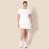 imageAmazon Essentials Womens Active Formflex Buttery Soft Tennis Skirt with Builtin Shorts with PocketsWhite
