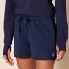 imageAmazon Essentials Womens Active Sweat StandardFit High Waist 4quot ShortsNavy