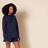 imageAmazon Essentials Womens Active Sweat StandardFit LongSleeve Hoodie SweatshirtNavy